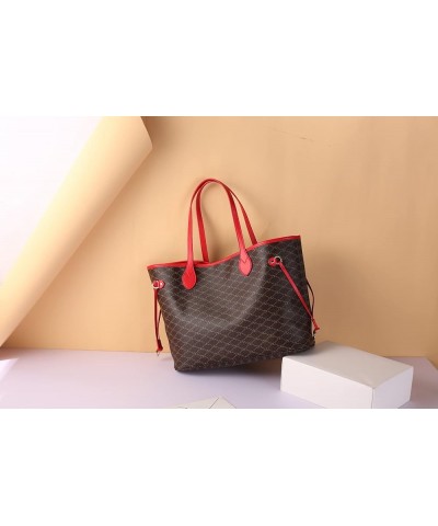 Women's Shoulder Bag with Purse for Work or Travel Red $19.98 Totes