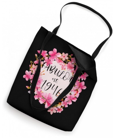 Women 76 Years Old Fabulous Since 1946 Happy 76th Birthday Tote Bag $16.80 Totes