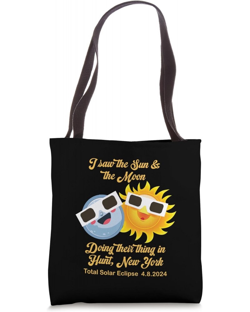 Hunt New York Total Solar Eclipse 2024 Path of Totality Tote Bag $13.76 Totes