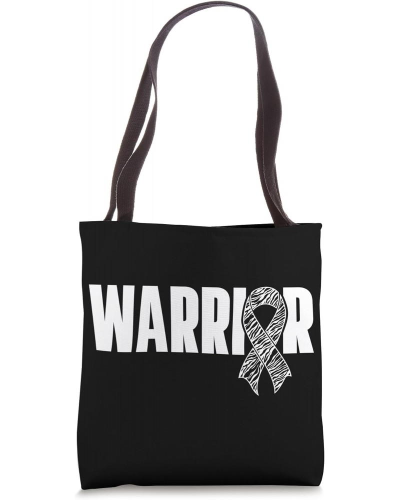 Ehlers Danlos Syndrome Warrior Zebra Stripes EDS Tote Bag $14.75 Totes