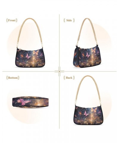 Women Handbag Purses Butterflies in The Light Chain Shoulder bag Chain Clutch Tote Handbags Hobo Shoulder Bag Pattern 211 $14...