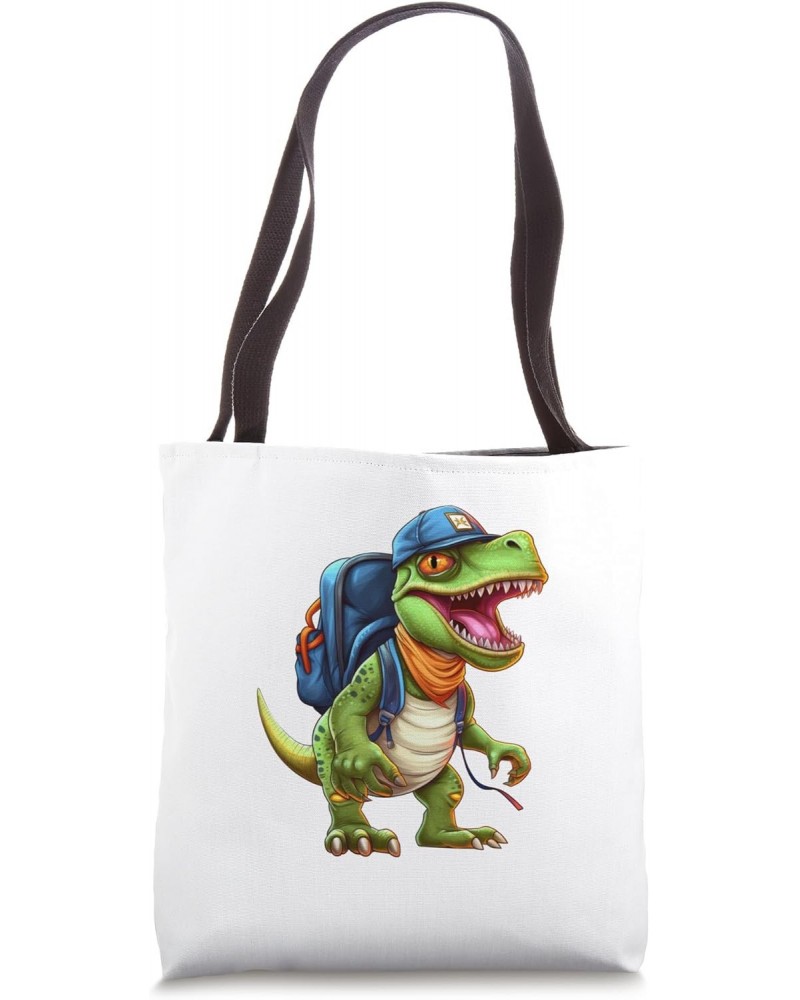 Back to School T-Rex Funny T-rex School Backpack Boys Girls Tote Bag $12.99 Backpacks