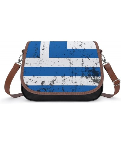 Transgender Flag Leather Satchel Bag-Versatile Satchel for Women with Zipper Closure Style-8-3 $16.45 Shoulder Bags