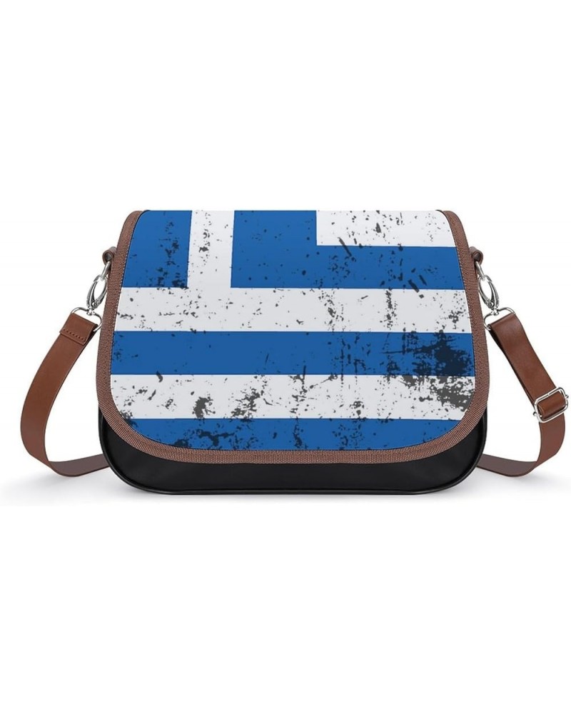 Transgender Flag Leather Satchel Bag-Versatile Satchel for Women with Zipper Closure Style-8-3 $16.45 Shoulder Bags