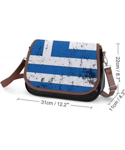 Transgender Flag Leather Satchel Bag-Versatile Satchel for Women with Zipper Closure Style-8-3 $16.45 Shoulder Bags