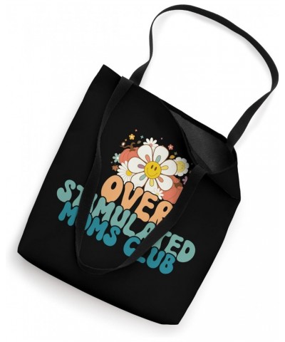 Groovy Overstimulated Moms Club Funny Trendy Mom Tote Bag $12.38 Totes