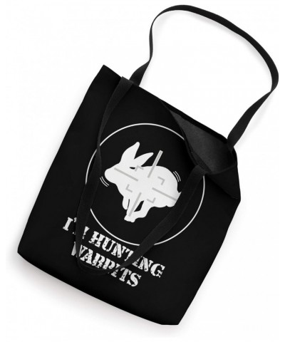 I'M HUNTING WABBITS CUTE FUNNY RABBIT Tote Bag $11.64 Totes