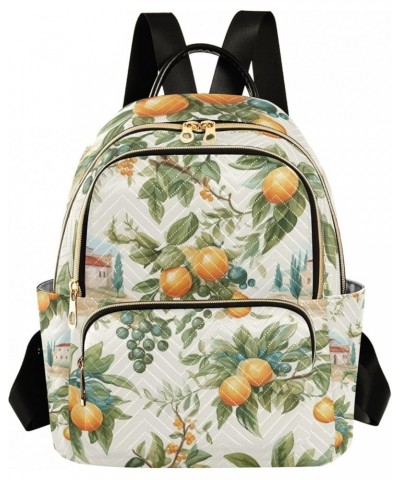 Mini Backpack Purse for Women, Orange Fruit Travel Bag Casual Daypack Shoulder Bag Small $15.04 Backpacks