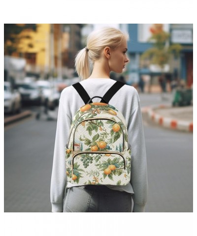 Mini Backpack Purse for Women, Orange Fruit Travel Bag Casual Daypack Shoulder Bag Small $15.04 Backpacks