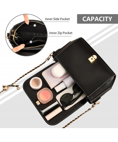 Shoulder Bag For Women Crossbody Bags Leather Handbags Flap With Chain Strap Clutch Satchel Ladies Evening Bag Color 8 $17.20...