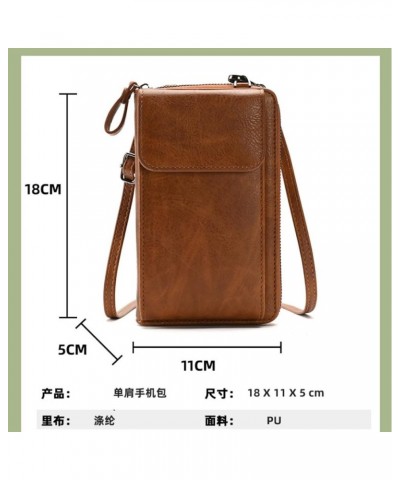 Crossbody Phone Bag for Women Leather Ladies Cross Body Credit Card Holder Wallet Mini Handbags Phone Purse Blue $12.48 Totes