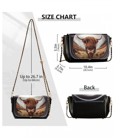 Crossbody Bags for Women Trendy Women's Black Shoulder Bag Small PU Leather Flap Cross Body Bag Handbags Pattern24 $19.67 Cro...