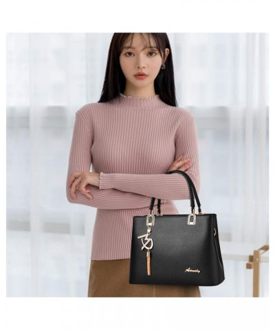 Handbag Shoulder Bag Fashion Ladies PU Leather Tote Messenger Bag Tote Bag White $25.98 Totes