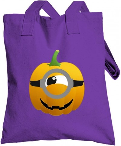 Jack Eye Lantern Purple Totebag OSFA Purple Purple One Size $16.25 Totes