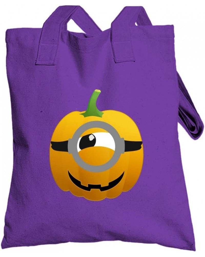 Jack Eye Lantern Purple Totebag OSFA Purple Purple One Size $16.25 Totes