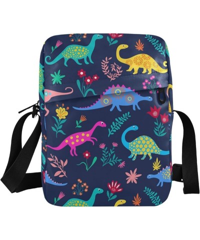 Crossbody Bags Women Men, Sling Bag Cute Penguin Dinosaur 039 $10.80 Crossbody Bags