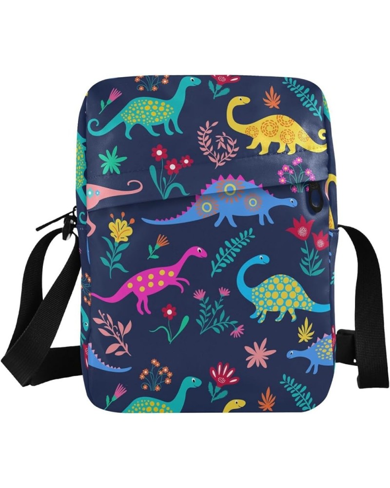 Crossbody Bags Women Men, Sling Bag Cute Penguin Dinosaur 039 $10.80 Crossbody Bags