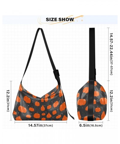 Halloween Pumpkins Soft PU Leather Shoulder Bag for Women Stylish Ladies Crossbody Purse with Zipper Closure Woven Bag for Sh...