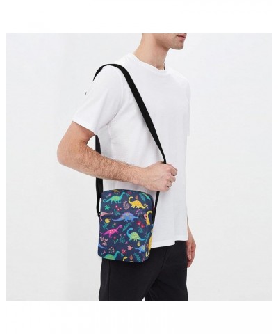 Crossbody Bags Women Men, Sling Bag Cute Penguin Dinosaur 039 $10.80 Crossbody Bags