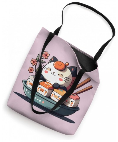 Cute Kawaii Kitten & Sushi Tote Bag $11.20 Totes