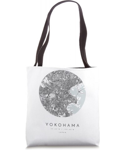 Yokohama Japan Coordinates map hometown Tote Bag $12.55 Totes