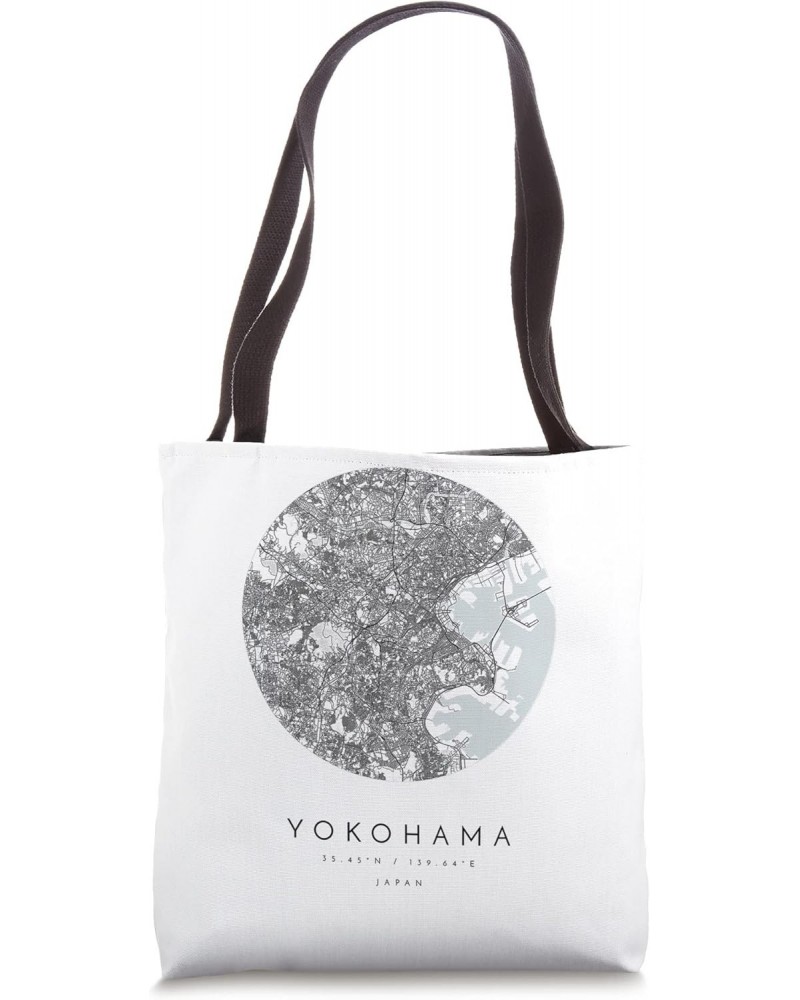 Yokohama Japan Coordinates map hometown Tote Bag $12.55 Totes