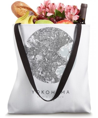 Yokohama Japan Coordinates map hometown Tote Bag $12.55 Totes