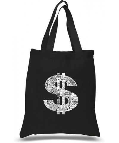 Word Art S Tote Bag - Dollar Black $8.95 Totes