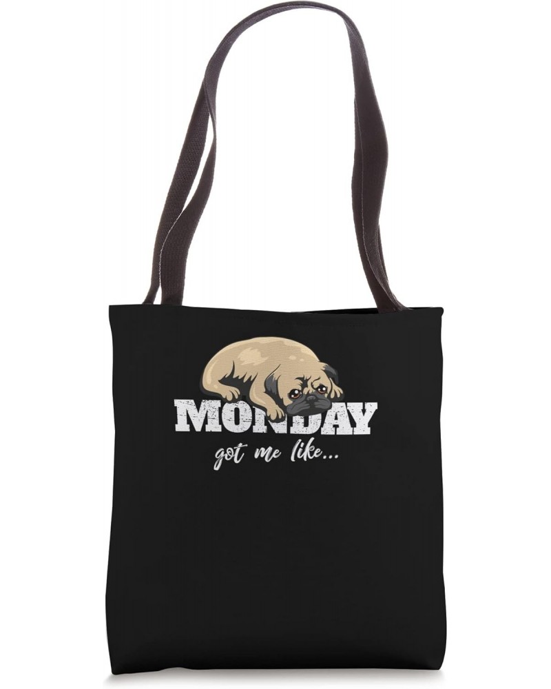 Pug Mops Carlin Dog Breed Tote Bag $12.25 Totes