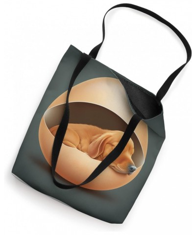 Funny dog in the egg Design dog owner Humor Sarcastic puppie Tote Bag $13.07 Totes