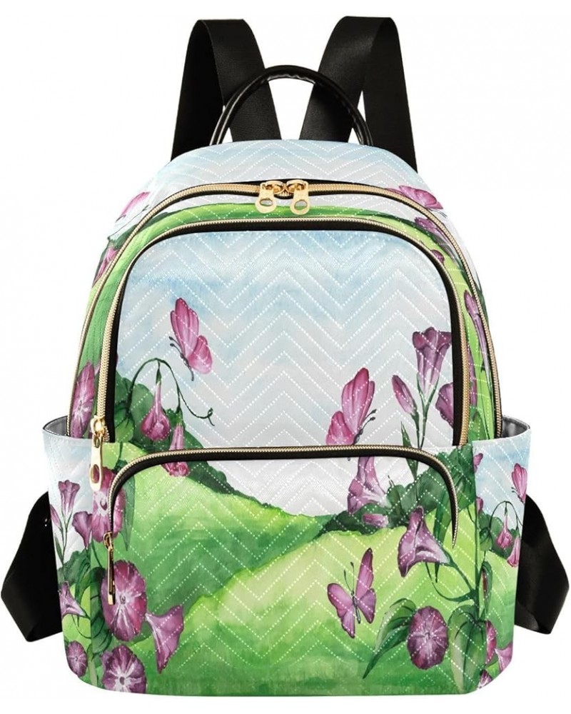 Spring Butterfly Women's Backpack Purse Fashion Travel Anti Theft Backpack Casual Daypack for Work College,M Medium $18.89 Ba...