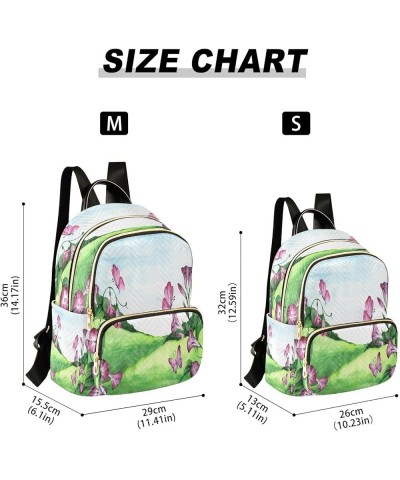 Spring Butterfly Women's Backpack Purse Fashion Travel Anti Theft Backpack Casual Daypack for Work College,M Medium $18.89 Ba...