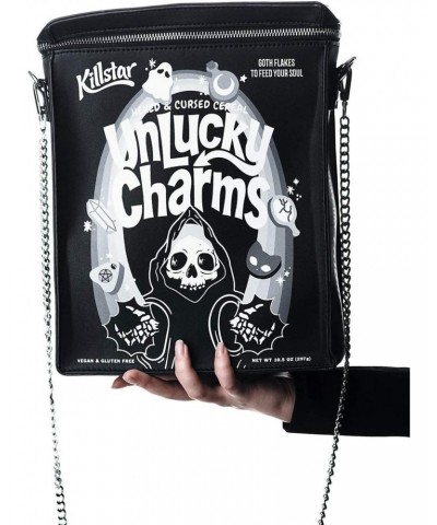 Unlucky Charms Cereal Grim Reaper Punk Gothic Backpack Purse KSRA001618 $31.50 Backpacks