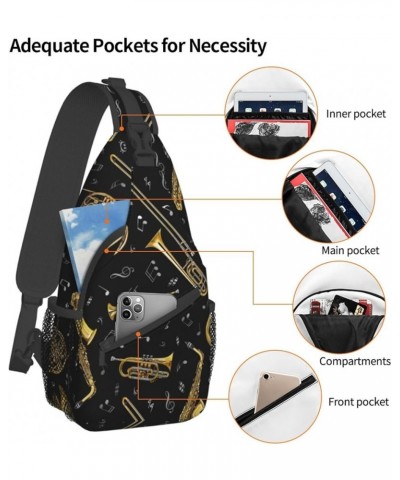 mid century modern prints Sling Travel Bag â€" Lightweight Fashion Unisex Chest Pack for On-the-Go Lifestyle, High-Capacity M...