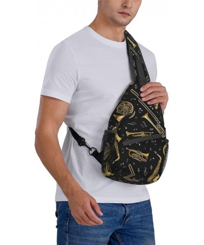 mid century modern prints Sling Travel Bag â€" Lightweight Fashion Unisex Chest Pack for On-the-Go Lifestyle, High-Capacity M...