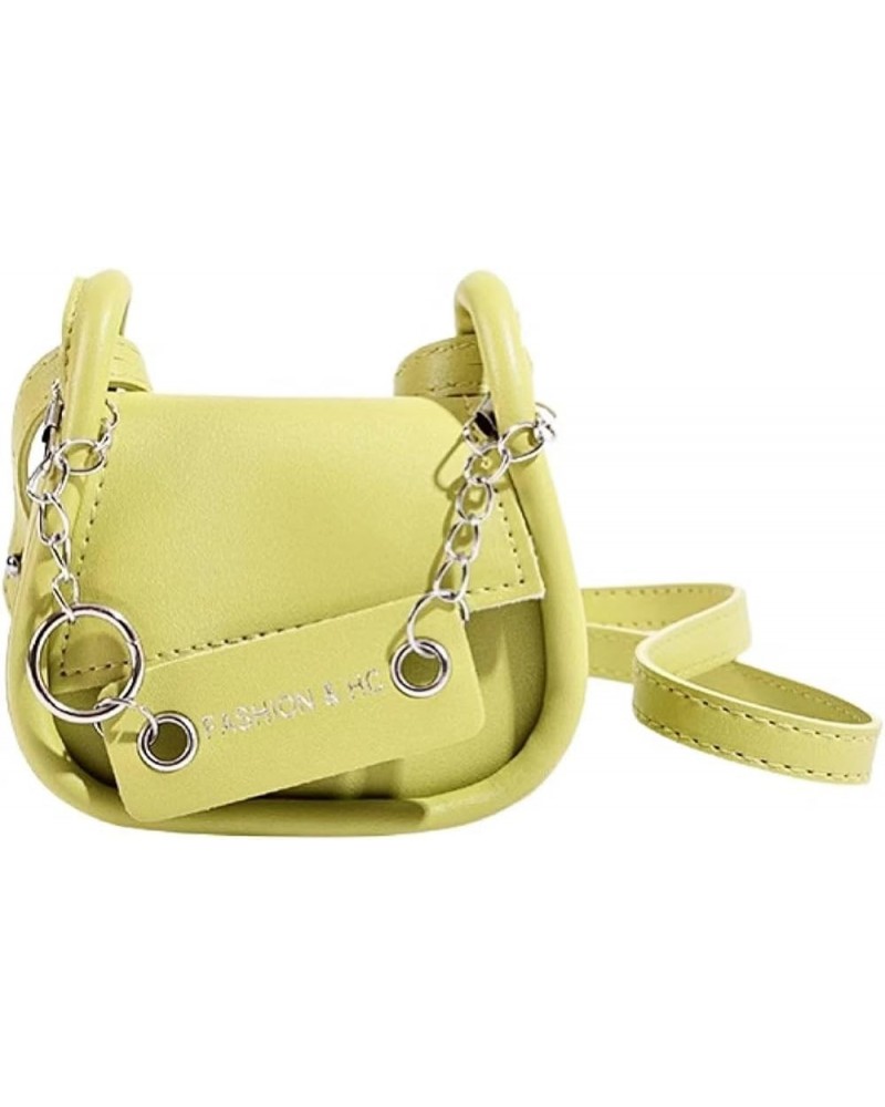 Cute Mini Crossbody Bags for Women Small Shoulder Bag Boho Cross Body Handbags with Chain Vegan Leather Light Green $14.74 Cr...