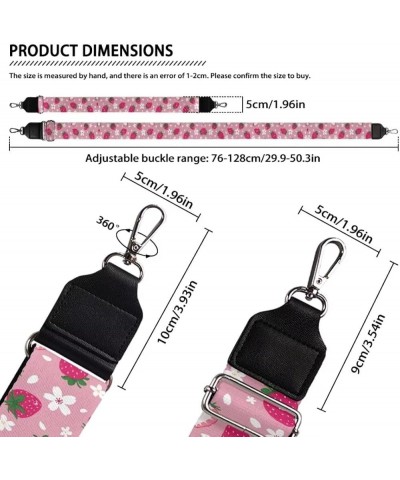 Women Handbag Strap Replacement Crossbody Purses Bag Adjustable Luggage Straps Strawberry $11.50 Satchels