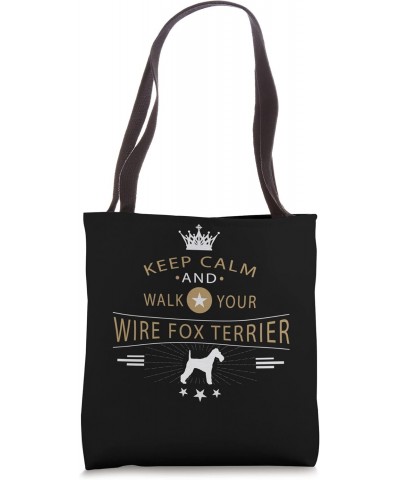 Wire Fox Terrier Dog Breed Tote Bag $12.48 Totes