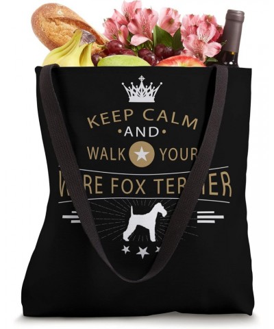 Wire Fox Terrier Dog Breed Tote Bag $12.48 Totes