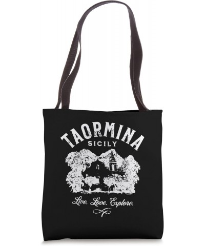 Taormina Sicily Italy Souvenir Design Tote Bag $10.56 Totes