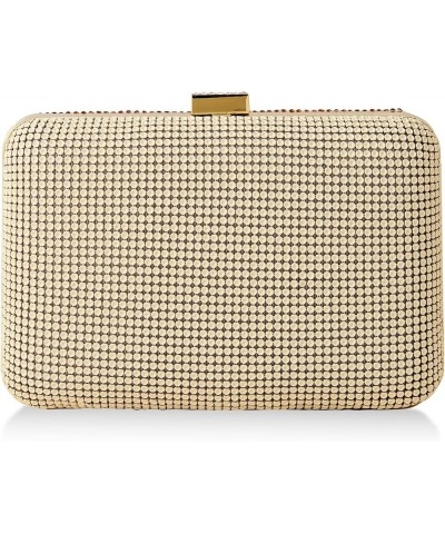 Harlow Crystal Ombre Minaudiere Clutch Gold Crystal $174.15 Evening Bags