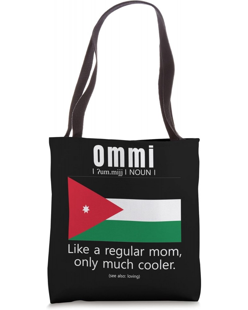 American Jordanian Patriot Flag Mothers Day Jordan Mom Tote Bag $17.70 Totes