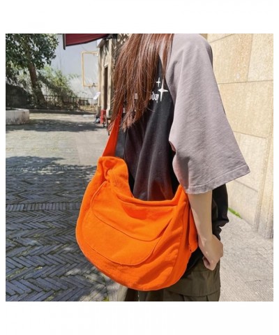 Women Casual Shoulder Bag Men-Canvas Tote Bag Large Capacity Crossbody Bag Solid Color Messenger Bag Unisex Shopping Bag Gray...