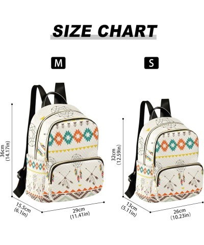 Indian Ethnic Arrows Dream Catcher Backpack for Women Shoulder Bag Lightweight Small Backpack Casual Daypack Back Pack Mini(1...