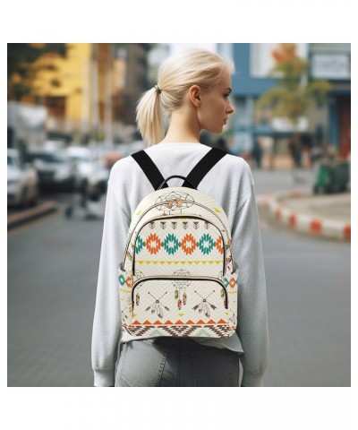 Indian Ethnic Arrows Dream Catcher Backpack for Women Shoulder Bag Lightweight Small Backpack Casual Daypack Back Pack Mini(1...