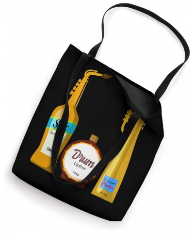 Nurse Sax Drum Trumpet Musical Instrument Mardi Grass Crna P Tote Bag $14.95 Totes