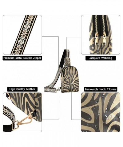 Luxury Gold Animal Skin Stylish Body Purse in PU Leather, with Compartments, Crossbody Travel Purse Luxury Gold Animal Skin $...