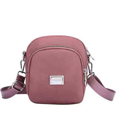 Small Bag Women Fashion Simple Matching Small Square Bag Single Shoulder Crossbody Mobile Purse Large Tote Bag for Pink $7.97...