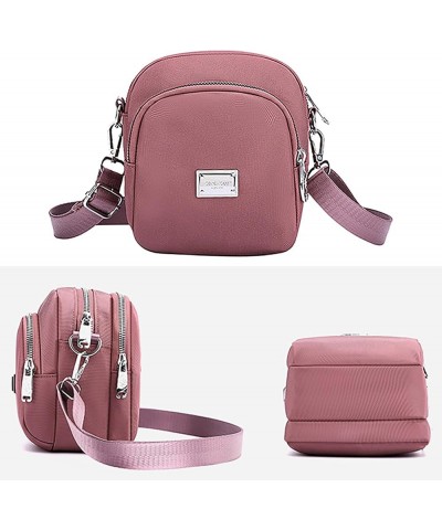 Small Bag Women Fashion Simple Matching Small Square Bag Single Shoulder Crossbody Mobile Purse Large Tote Bag for Pink $7.97...