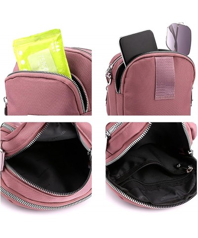 Small Bag Women Fashion Simple Matching Small Square Bag Single Shoulder Crossbody Mobile Purse Large Tote Bag for Pink $7.97...